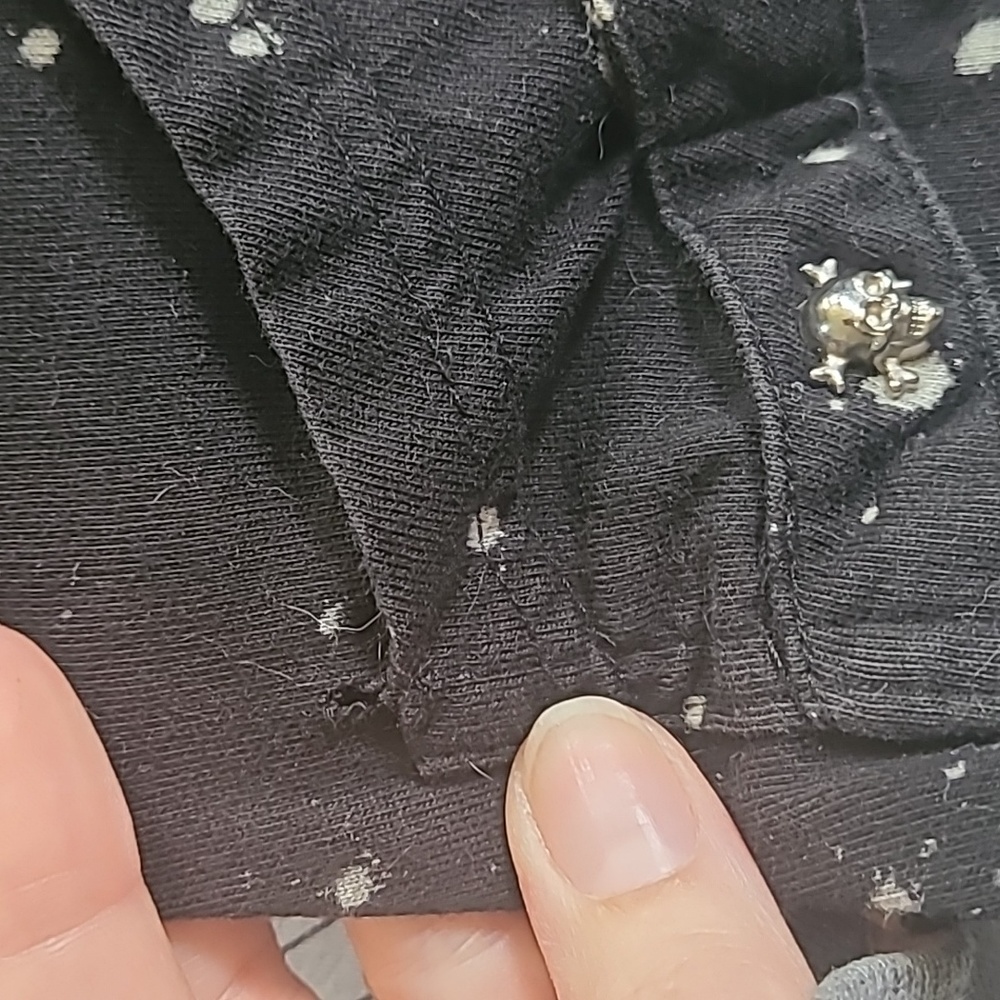 Rare Vintage Tripp NYC Bleach Splatter Hoodie - Picture 12 of 13